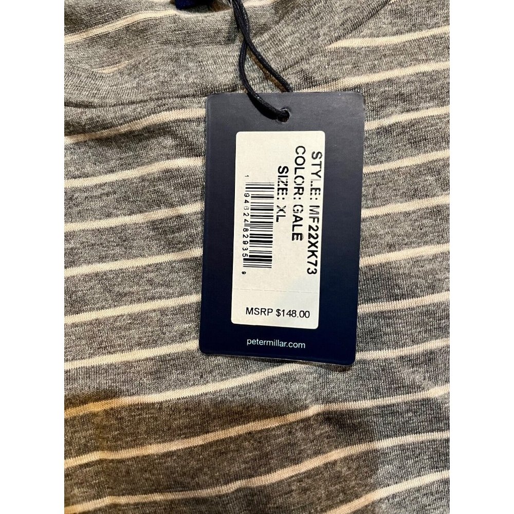 Peter Millar Colt Stripe T-Shirt Men’s XL Crown Crafted Gale New NWT $148 - Picture 10 of 13
